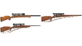 Three Model 1903 Sporting Rifles with Scopes