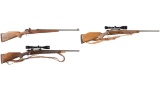 Three U.S. Model 1903A3 Bolt Action Sporting Rifles