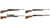 Four Remington Sporting Rifles