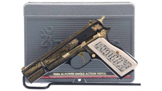 Browning American Eagle Renaissance High-Power Pistol with Case