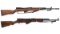 Two SKS Semi-Automatic Rifles