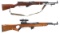 Two Norinco SKS Semi-Automatic Rifles