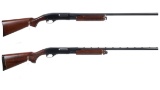 Two Remington Model 870 Wingmaster Slide Action Shotguns