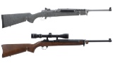 Two Ruger Semi-Automatic Rifles