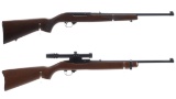 Two Ruger Model 10/22 Semi-Automatic Rifles