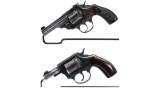 Two Iver Johnson Double Action Revolvers