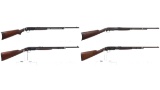 Four Remington Model 12 Slide Action Rifles
