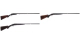 Three Double Barrel Shotguns -A) Remington Model 1882 Shotgun