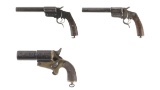 Three European Flare Pistols