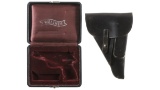 Post-War Walther PPK Presentation Case and P38 Holster