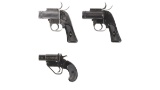 Three Flare Pistols