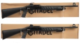 Two Citadel Warthog Semi-Automatic Shotguns with Boxes