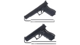 Two Glock Model 17 Semi-Automatic Pistols