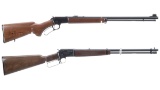 Two Lever Action Rifles