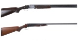 Two Double Barrel Shotguns