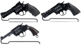 Three Double Action Revolvers