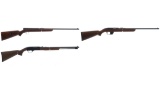 Three Winchester Semi-Automatic Rimfire Rifles