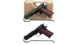 Two Chiappa 1911 Semi-Automatic Pistols with Cases