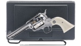 Factory Engraved Ruger Vaquero Single Action Revolver with Case