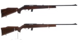 Two Weatherby Mark XXII Semi-Automatic Rifles