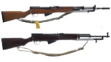 Two SKS Semi-Automatic Rifles