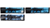 Three Safir Arms Model T-14 Semi-Automatic Shotguns with Boxes