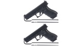 Two Glock Semi-Automatic Pistols