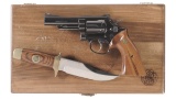 Smith & Wesson Model 19-3 Texas Rangers Revolver with Knife
