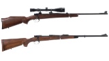 Two Interarms Mark X Bolt Action Rifles