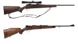 Two Mauser Bolt Action Rifles