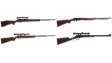 Four Rimfire Rifles