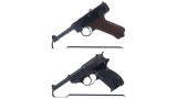 Two Semi-Automatic Pistols