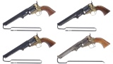 Four Contemporary Percussion Revolvers