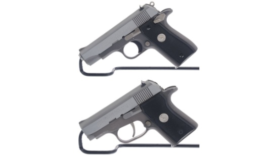 Two Colt Pocketlite Semi-Automatic Pistols