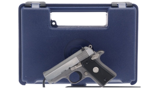 Colt Mustang Pocketlite Semi-Automatic Pistol with Case