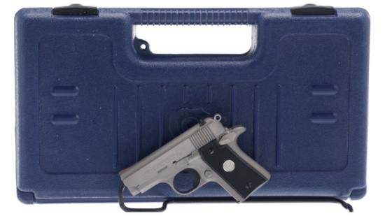 Colt MK IV Series 80 Mustang Semi-Automatic Pistol with Case