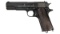 Early Norwegian Kongsberg Model 1912 Semi-Automatic Pistol