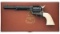 Engraved Colt Third Generation Single Action Army Revolver