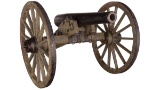 Civil War Phoenix 1855 Griffen 6-Pounder Cannon with Carriage