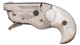 Hopkins & Allen Vest Pocket Derringer Pistol with Pearl Grips