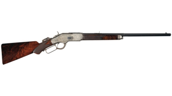 British Retailer Marked Winchester Deluxe Model 1873 Short Rifle