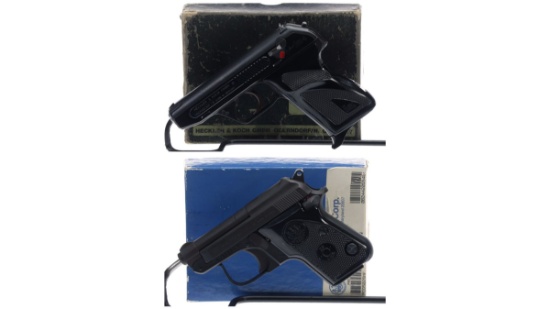 Two Semi-Automatic Pistols with Boxes