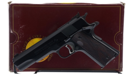 Colt MK IV Series 80 Gold Cup National Match Pistol with Box