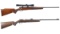 Two Belgian Browning Bolt Action Rifles