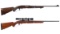 Two Winchester Model 88 Lever Action Rifles