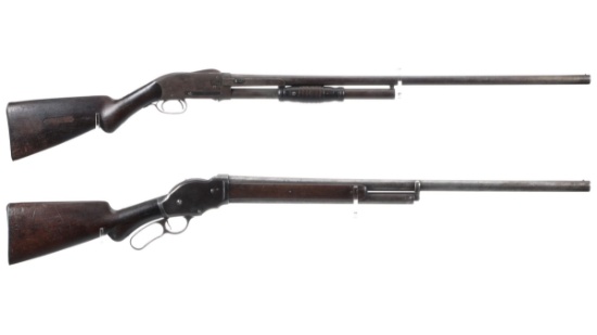 Two Antique American Shotguns