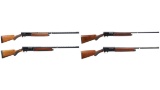 Four Belgian Browning Auto-5 Semi-Automatic Shotguns