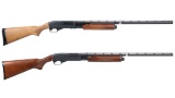 Two Remington Model 870 Slide Action Shotguns