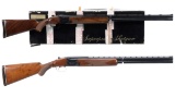 Two Belgian Browning Lightning Superposed Shotguns