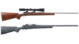 Two Remington Bolt Action Rifles